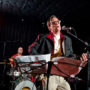 Desert Island Supergroup - If you were stranded on a desert island, and could create a band to play while you starved to death... who would be in it? How about Yo La Tengo, Alex Chilton, and Todd Barry, who recently played T Rex’s 'Jeepester' at Maxwell’s in Hoboken, New Jersey. Photo by Jacob Blickenstaff.